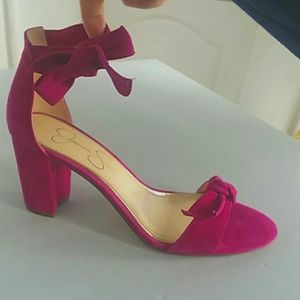 Jessica Simpson mystie raspberry block heel
